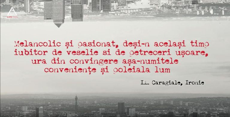 CitEști. Caragiale, Ironie