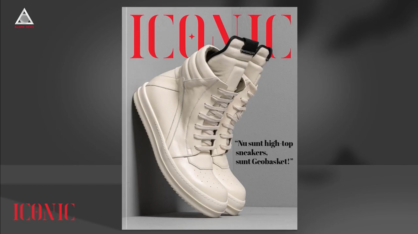 ICONIC. Istoria încălțămintei Geobasket