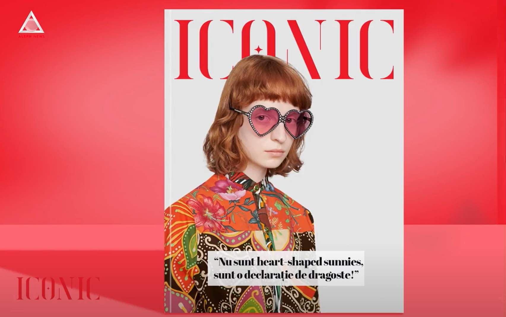 ICONIC. Ochelarii cu rame în formă de inimă