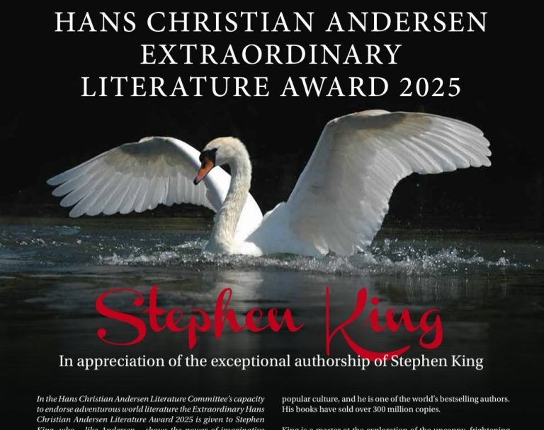 Stephen King, arhitect al fricii, primește premiul Andersen
