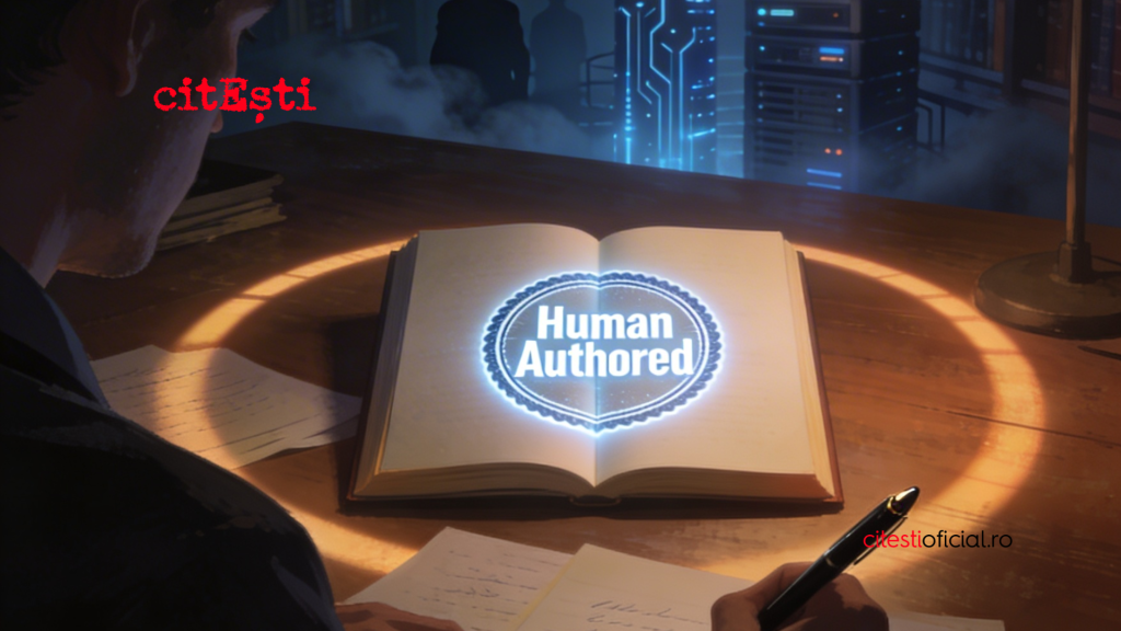 Tracy Chevalier a lansat un logo britanic „Human Authored”